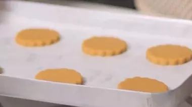 Homemade atta jaggery biscuits baked golden and crisp 3